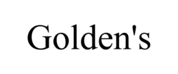 GOLDEN'S trademark