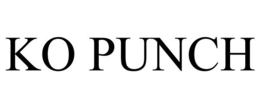 KO PUNCH trademark