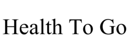 HEALTH TO GO trademark