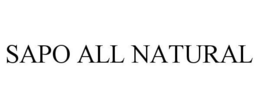 SAPO ALL NATURAL trademark