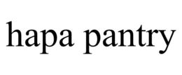 HAPA PANTRY trademark