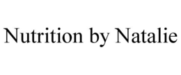 NUTRITION BY NATALIE trademark