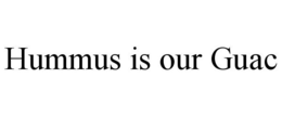 HUMMUS IS OUR GUAC trademark