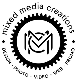 MIXED MEDIA CREATIONS, DESIGN, PHOTO, VIDEO, WEB, PROMO trademark