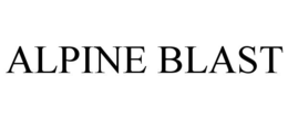 ALPINE BLAST trademark