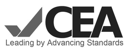 CEA LEADING BY ADVANCING STANDARDS trademark