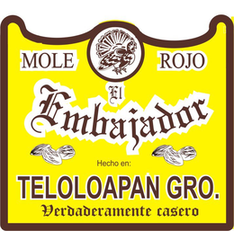 MOLE ROJO EL EMBAJADOR HECHO EN: TELOLOAPAN GRO. VERDADERAMENTE CASERO260102 trademark