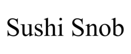 SUSHI SNOB trademark
