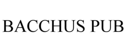 BACCHUS PUB trademark