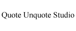 QUOTE UNQUOTE STUDIO trademark