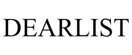 DEARLIST trademark