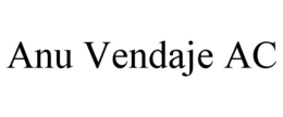 ANU VENDAJE AC trademark