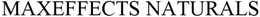 MAX/EFFECTS NATURALS trademark