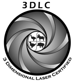 3DLC 3 DIMENSIONAL LASER CERTIFIED trademark