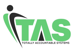 TAS TOTALLY ACCOUNTABLE SYSTEMS trademark