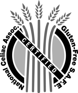 NATIONAL CELIAC ASSOCIATION GLUTEN FREE S.A.F.E CERTIFIED trademark