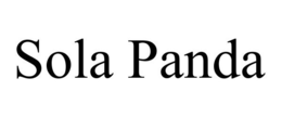 SOLA PANDA trademark