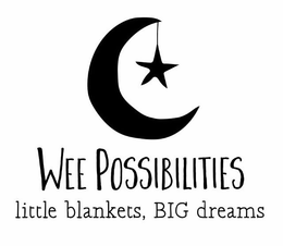 WEE POSSIBILITIES LITTLE BLANKETS, BIG DREAMS trademark