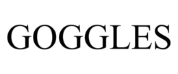 GOGGLES trademark