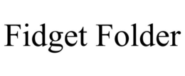 FIDGET FOLDER trademark