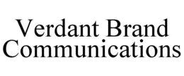 VERDANT BRAND COMMUNICATIONS trademark