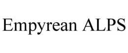 EMPYREAN ALPS trademark