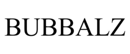 BUBBALZ trademark