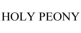 HOLY PEONY trademark