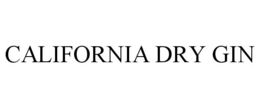 CALIFORNIA DRY GIN trademark