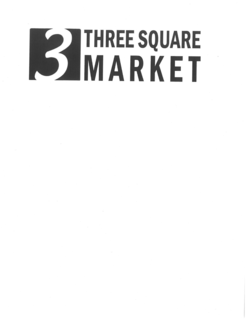 3 THREE SQUARE MARKET trademark