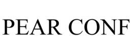 PEAR CONF trademark