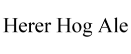 HERER HOG ALE trademark