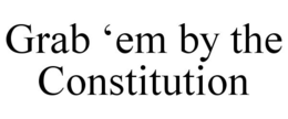 GRAB 'EM BY THE CONSTITUTION trademark