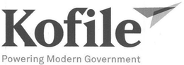 KOFILE POWERING MODERN GOVERNMENT trademark
