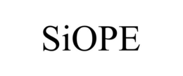 SIOPE trademark