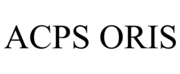 ACPS ORIS trademark