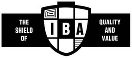 IBA THE SHIELD OF QUALITY AND VALUE trademark