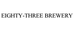 EIGHTY-THREE BREWERY trademark