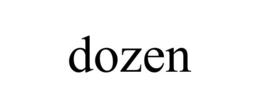 DOZEN trademark