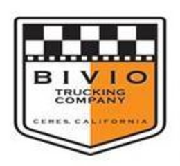 BIVIO TRUCKING COMPANY CERES, CALIFORNIA trademark