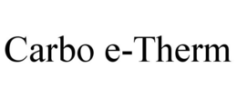 CARBO E-THERM trademark