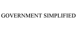GOVERNMENT SIMPLIFIED trademark