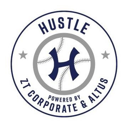 HUSTLE H POWERED BY ZT CORPORATE AND ALTUS trademark