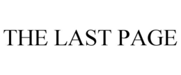 THE LAST PAGE trademark