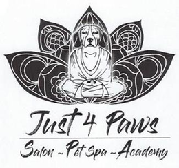 JUST 4 PAWS SALON PET SPA ACADEMY trademark