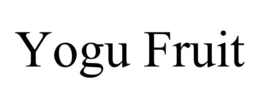 YOGU FRUIT trademark