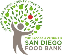 THE JACOBS & CUSHMAN SAN DIEGO FOOD BANK SERVING SAN DIEGO COUNTY SINCE 1977 trademark