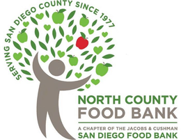 NORTH COUNTY FOOD BANK A CHAPTER OF THEJACOBS & CUSHMAN SAN DIEGO FOOD BANK SERVING SAN DIEGO COUNTY SINCE 1977 trademark