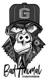 G BAD ANIMAL INDOMITABLE trademark