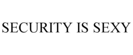 SECURITY IS SEXY trademark